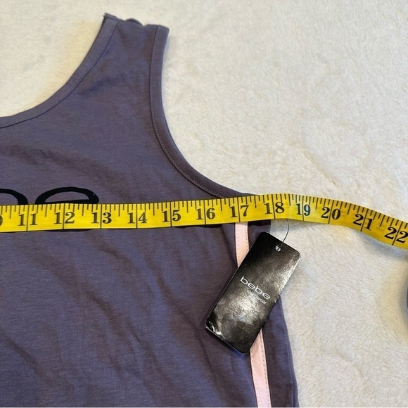 NWT Bebe Sleepwear Tie Back Crop Tank - Picture 11 of 13